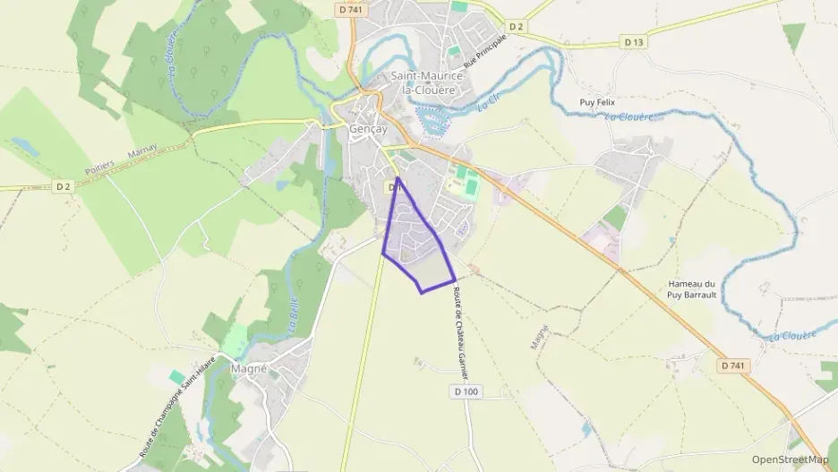 Maison 83 m² trois pièces à vendre à Gençay Maison 83 m² trois pièces à vendre à Gençay