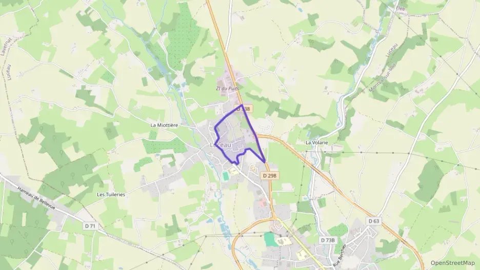 Maison 85 m² quatre pièces à vendre à Luceau Maison 85 m² quatre pièces à vendre à Luceau