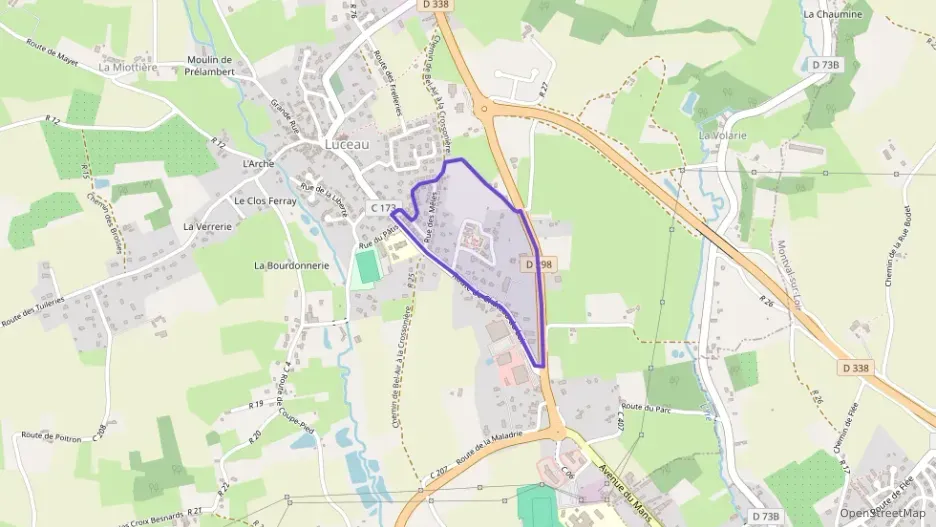 Maison 84 m² quatre pièces à vendre à Luceau Maison 84 m² quatre pièces à vendre à Luceau