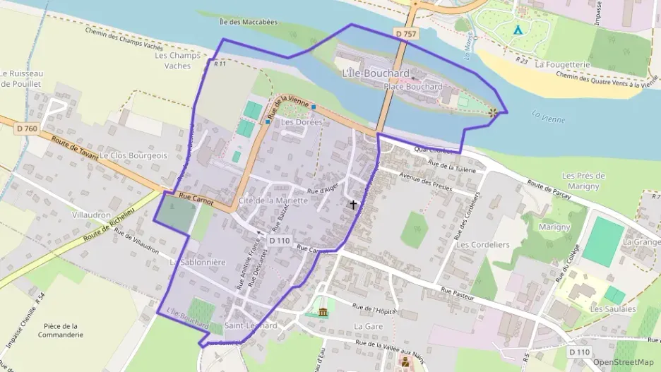Maison 69 m² deux pieces à vendre à L`Île-Bouchard