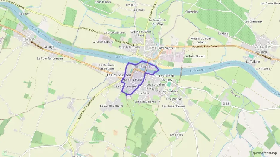 Maison 69 m² deux pieces à vendre à L`Île-Bouchard