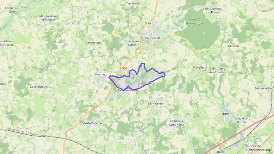 Maison 110 m² cinq pièces à vendre à Torcé-en-Vallée