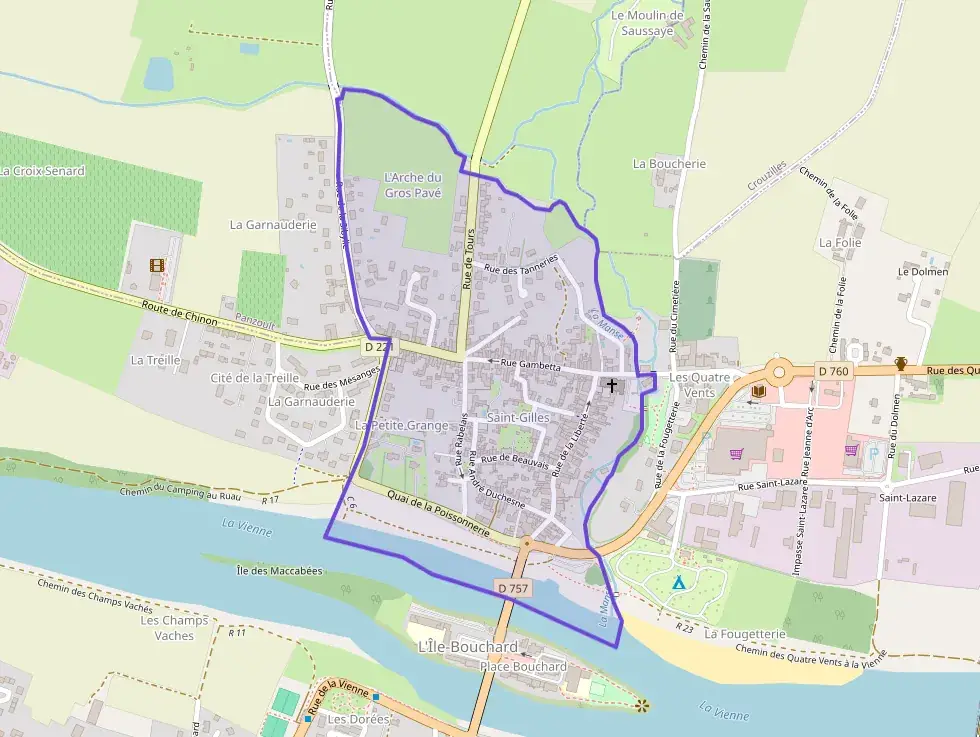 Maison 65 m² trois pièces à vendre à L`Île-Bouchard