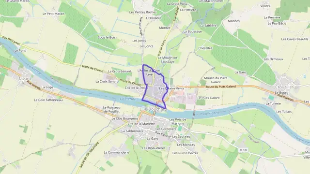 Maison 65 m² trois pièces à vendre à L`Île-Bouchard