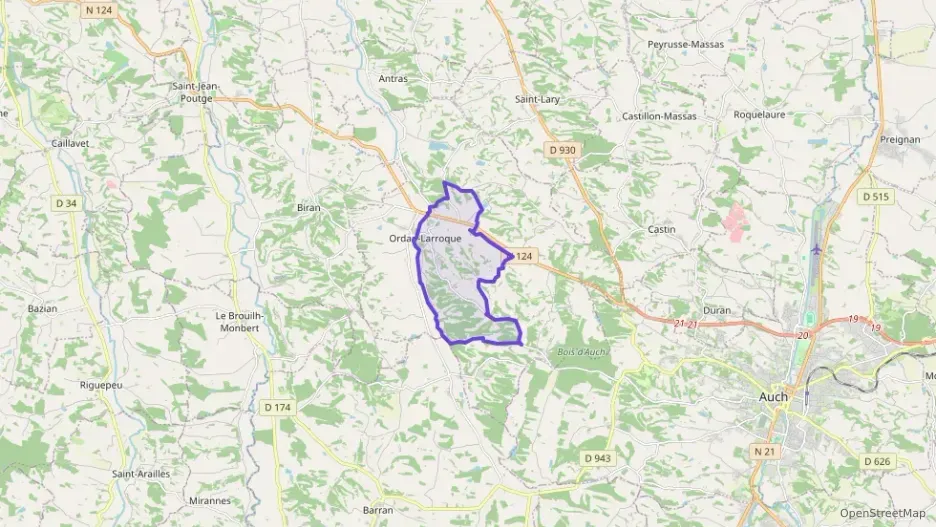 Maison 90 m² quatre pièces à vendre à Ordan-Larroque