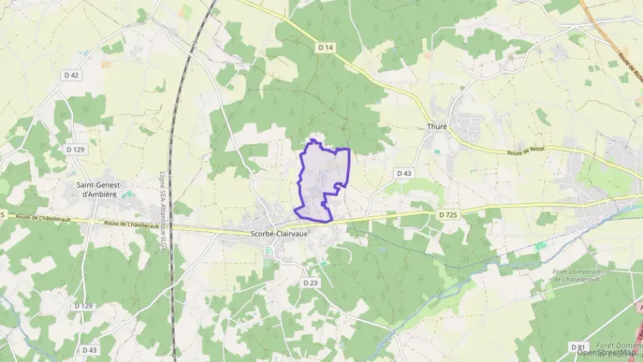 Maison 55 m² trois pièces à vendre à Scorbé-Clairvaux