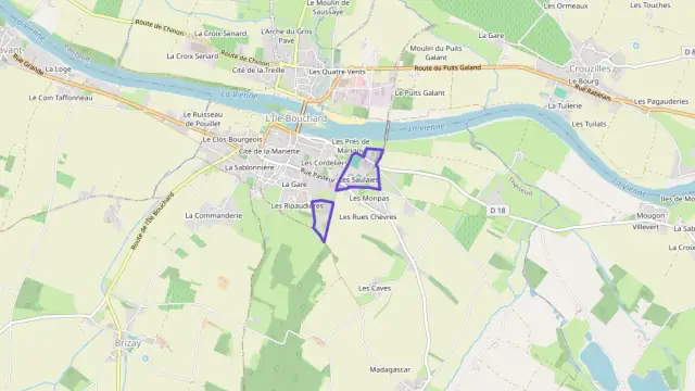 Maison 117 m² quatre pièces à vendre à L`Île-Bouchard