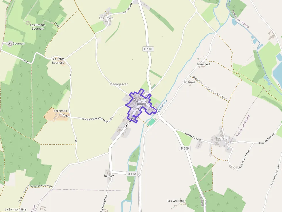 Maison 130 m² quatre pièces à vendre à Theneuil