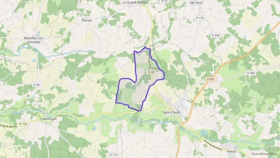 Maison 80 m² trois pièces à vendre à Saint-Claud