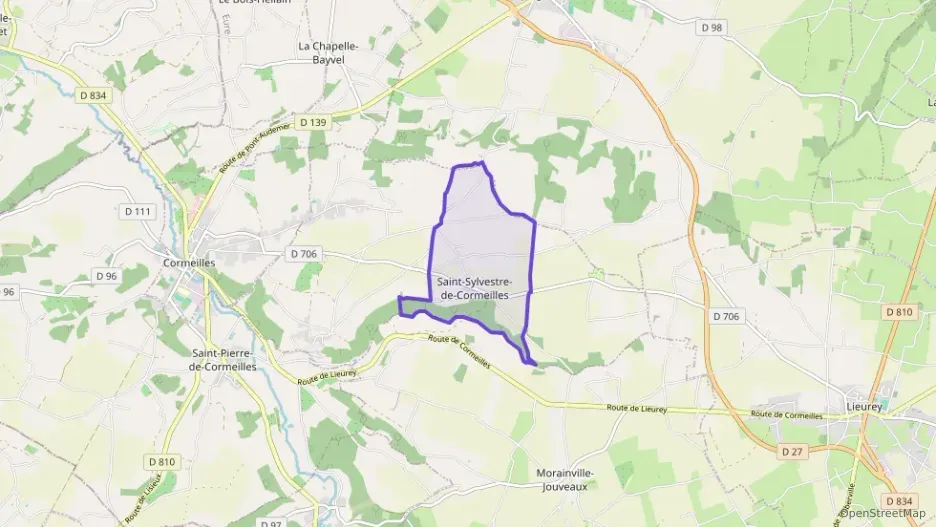 Maison 40 m² trois pièces à vendre à Saint-Sylvestre-de-Cormeilles