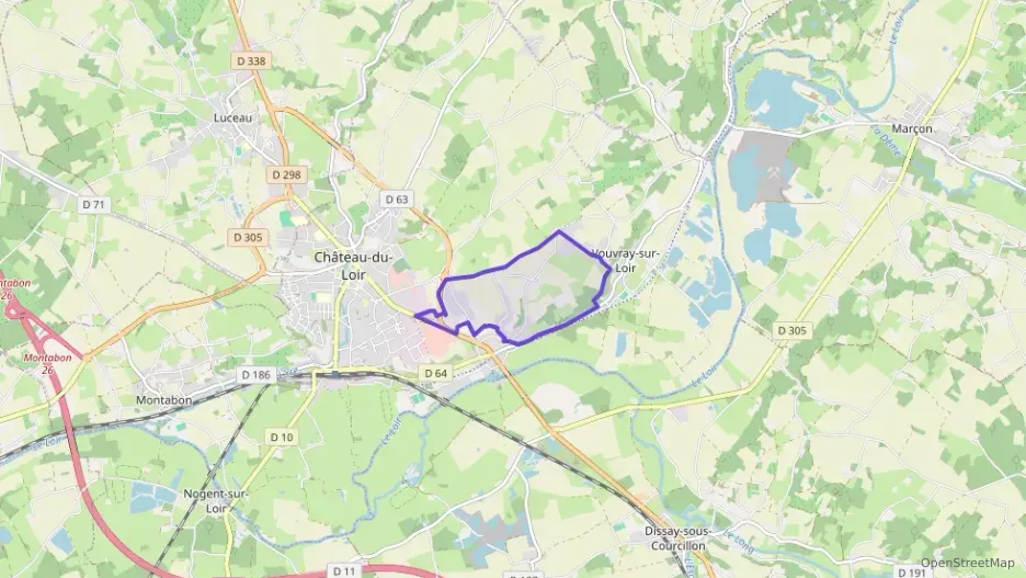 Maison 60 m² trois pièces à vendre à Montval-sur-Loir