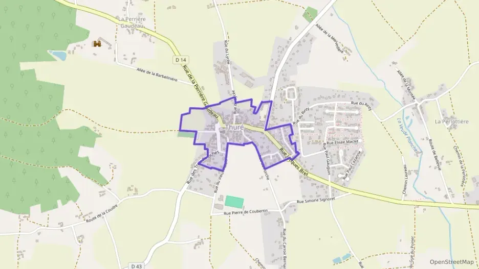 Maison 57 m² trois pièces à vendre à Thuré Maison 57 m² trois pièces à vendre à Thuré