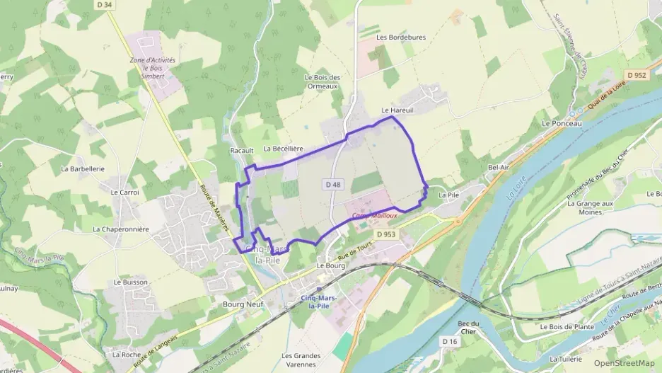 Maison 103 m² cinq pièces à vendre à Cinq-Mars-la-Pile