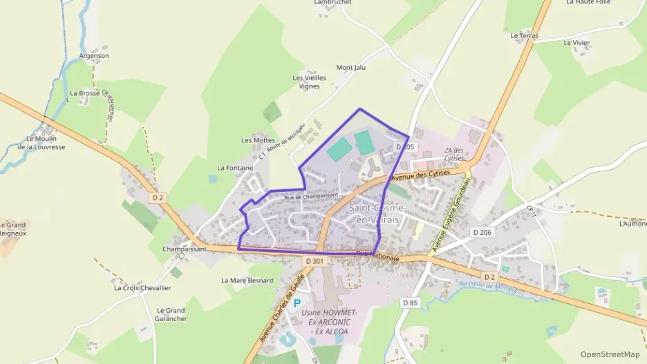 Maison 92 m² cinq pièces à vendre à Saint-Cosme-en-Vairais