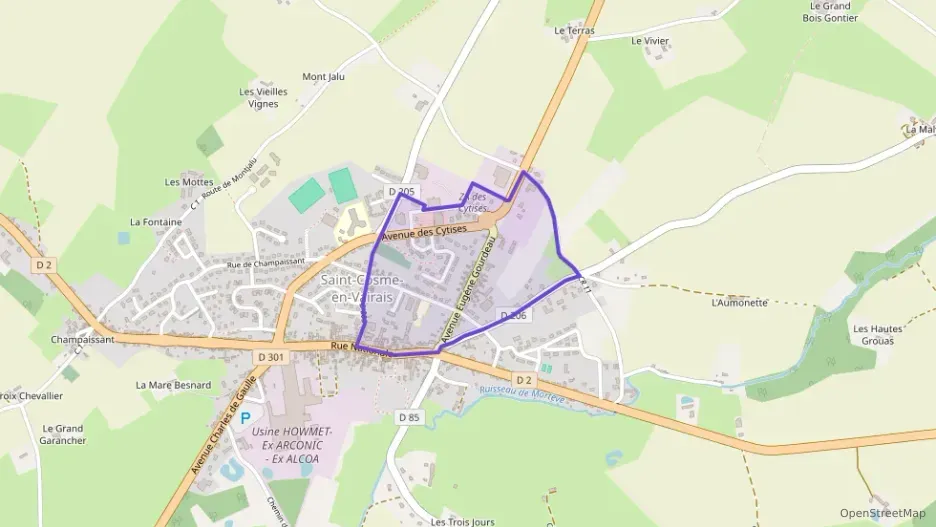 Maison 90 m² trois pièces à vendre à Saint-Cosme-en-Vairais