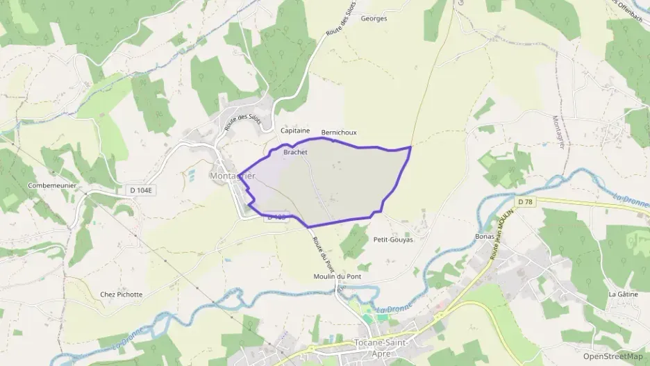 Maison 106 m² quatre pièces à vendre à Montagrier