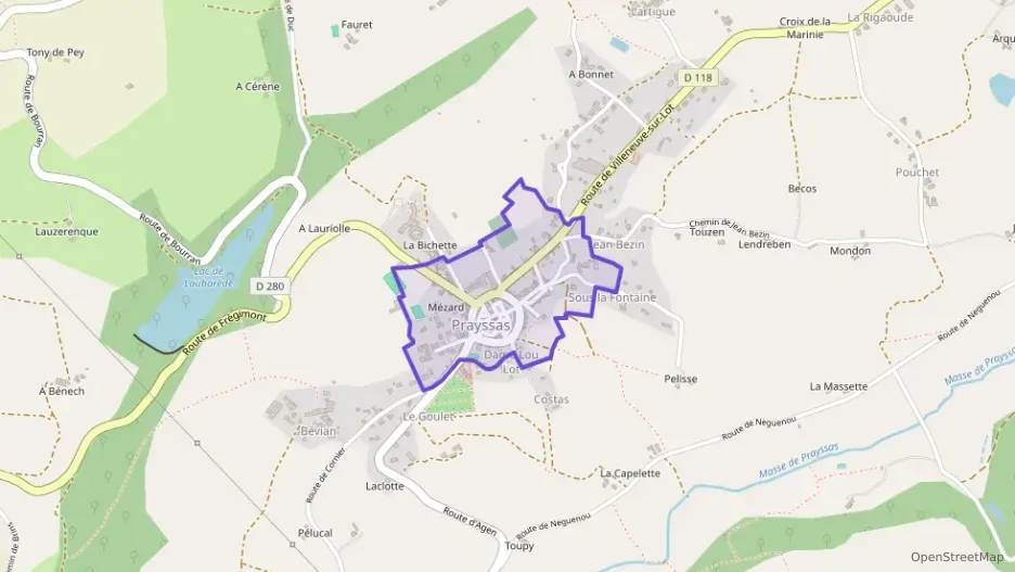 Maison 80 m² quatre pièces à vendre à Prayssas