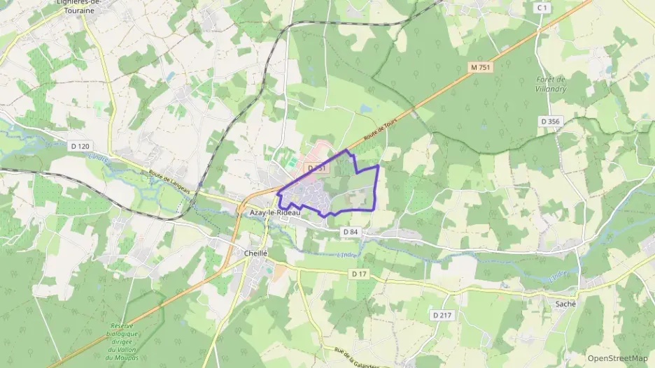 Maison 78 m² trois pièces à vendre à Azay-le-Rideau Maison 78 m² trois pièces à vendre à Azay-le-Rideau