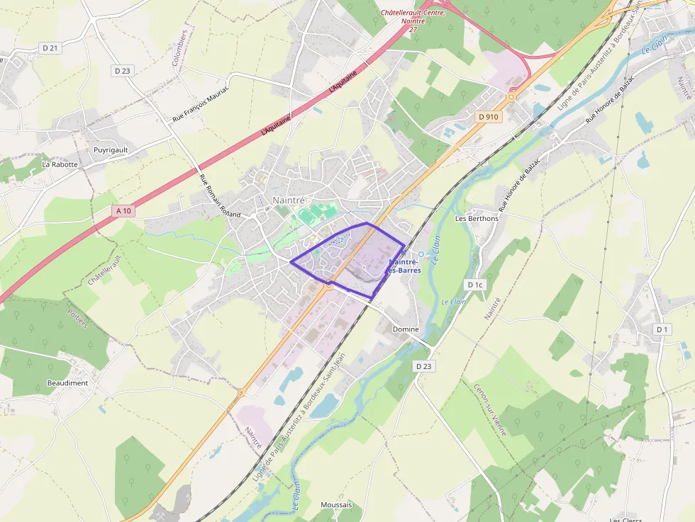 Maison 85 m² quatre pièces à vendre à Naintré