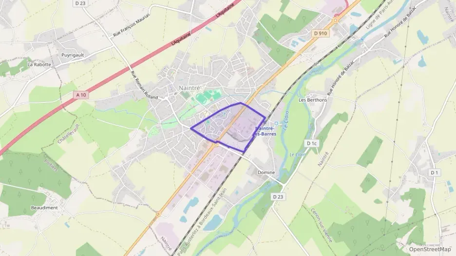 Maison 85 m² quatre pièces à vendre à Naintré