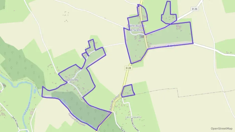 Maison 55 m² trois pièces à vendre à Saint-Aubin-de-Scellon