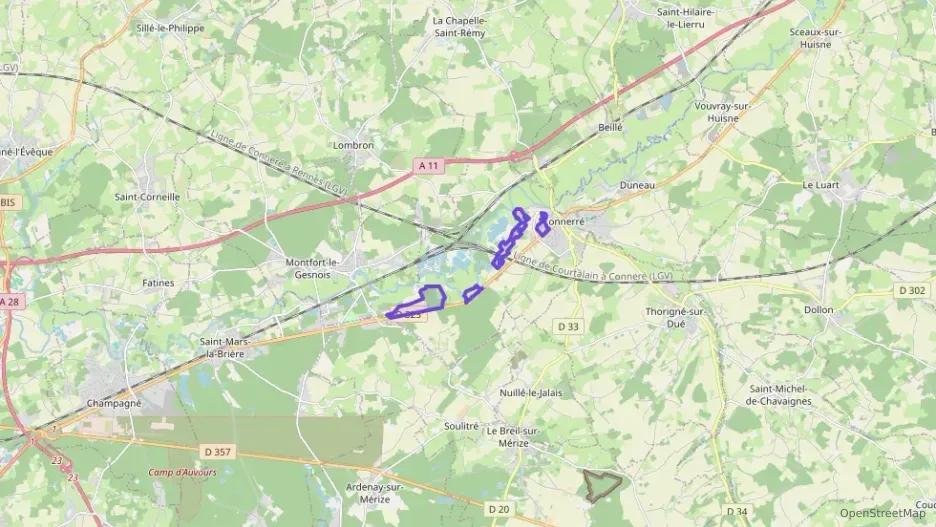 Maison 71 m² trois pièces à vendre à Connerré Maison 71 m² trois pièces à vendre à Connerré