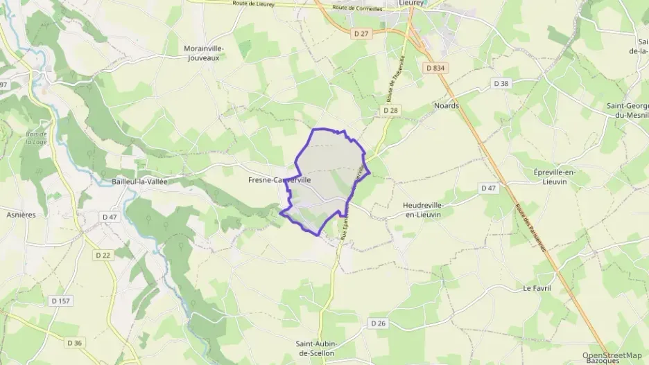 Maison 100 m² quatre pièces à vendre à Fresne-Cauverville Maison 100 m² quatre pièces à vendre à Fresne-Cauverville