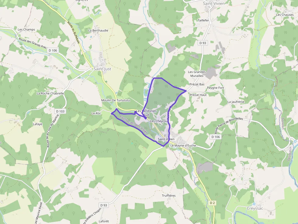 Maison 120 m² quatre pièces à vendre à Paussac-et-Saint-Vivien