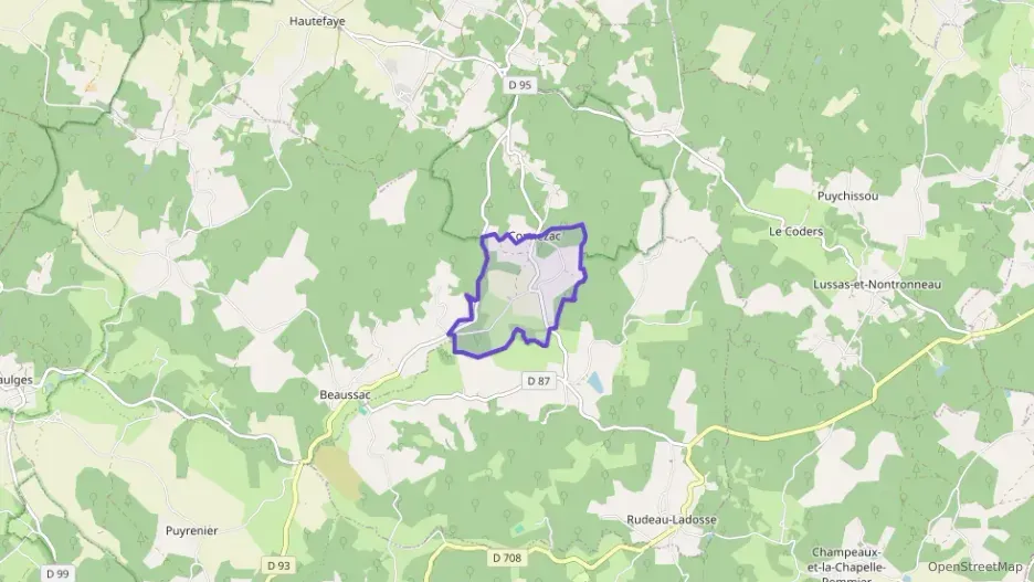 Maison 61 m² trois pièces à vendre à Connezac