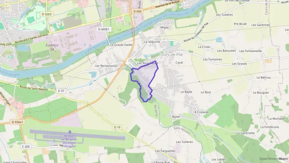 Maison 89 m² quatre pièces à vendre à Cours-de-Pile