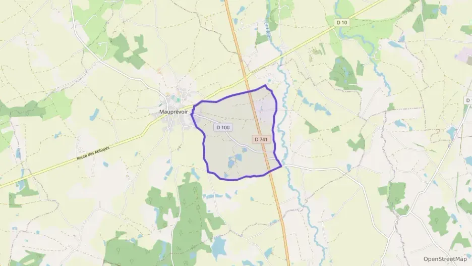 Maison 104 m² quatre pièces à vendre à Mauprévoir