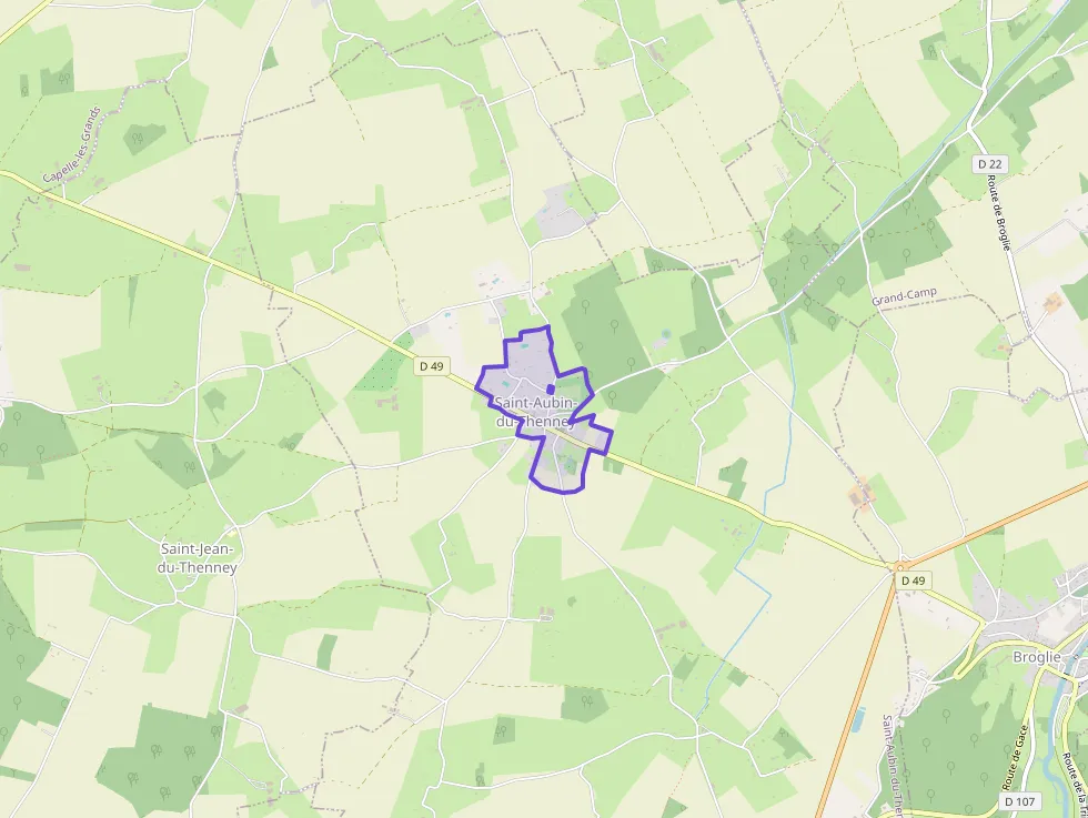 Maison 90 m² trois pièces à vendre à Saint-Aubin-du-Thenney