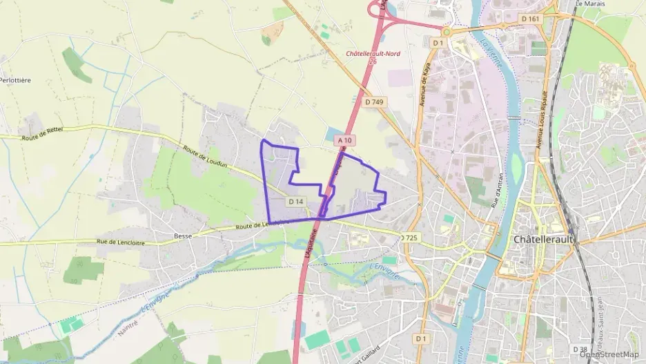 Maison 80 m² quatre pièces à vendre à Châtellerault