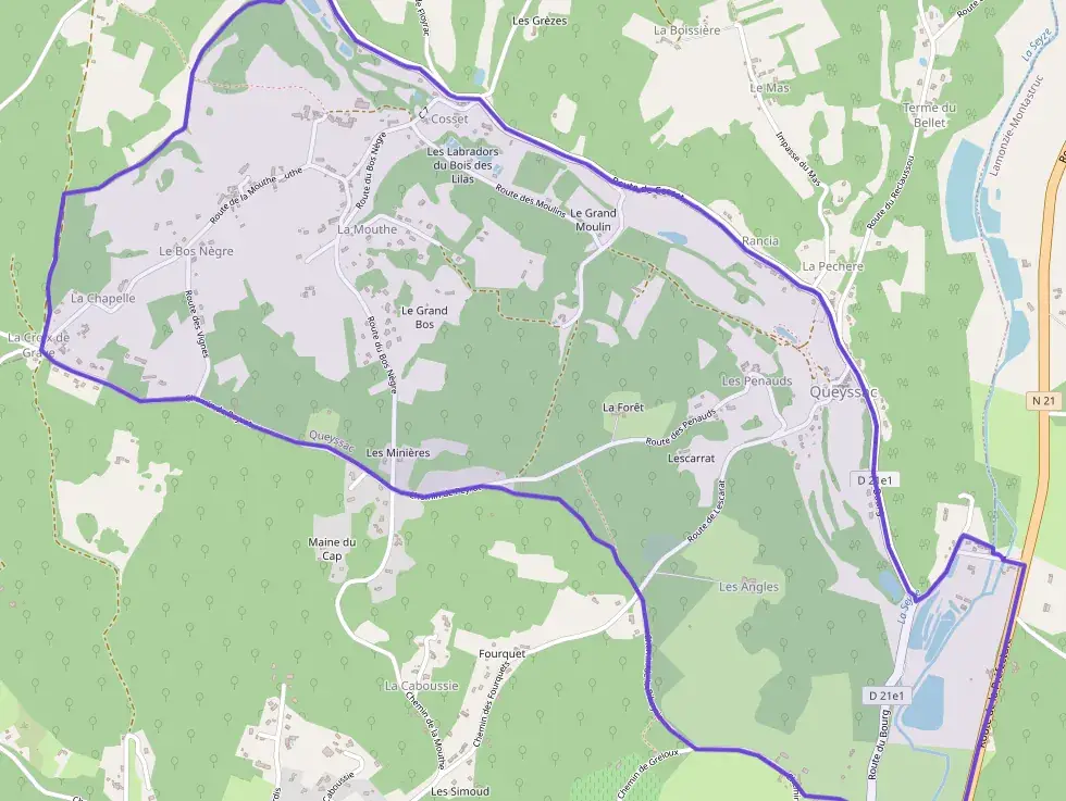 Maison 90 m² trois pièces à vendre à Queyssac