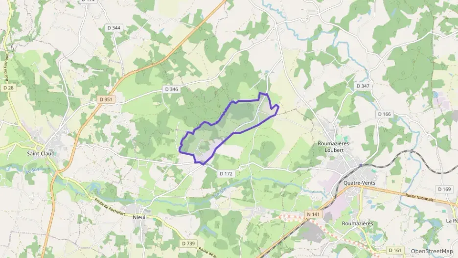 Maison 109 m² trois pièces à vendre à Nieuil Maison 109 m² trois pièces à vendre à Nieuil