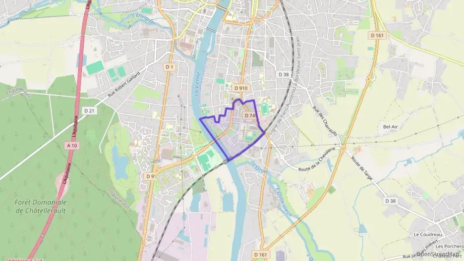 Maison 68 m² quatre pièces à vendre à Châtellerault