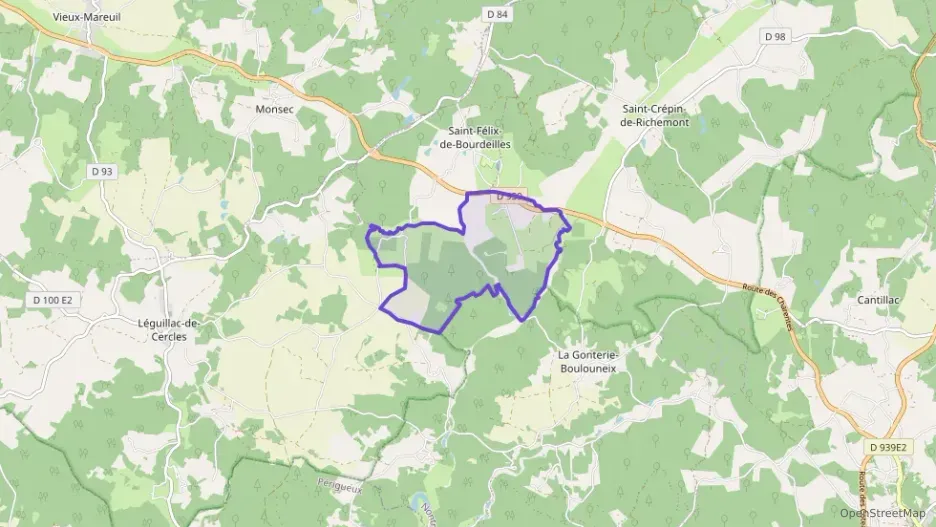 Maison 99 m² quatre pièces à vendre à Saint-Félix-de-Bourdeilles
