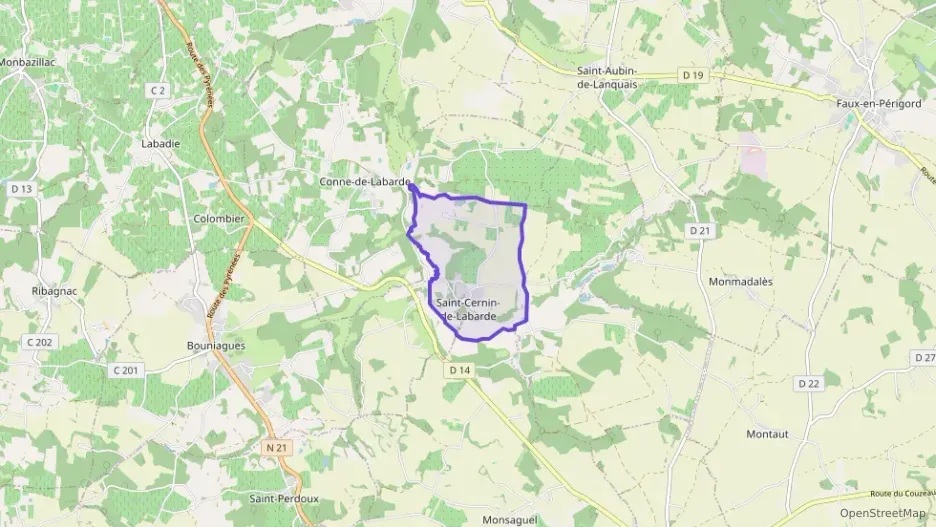 Maison 40 m² deux pieces à vendre à Saint-Cernin-de-Labarde