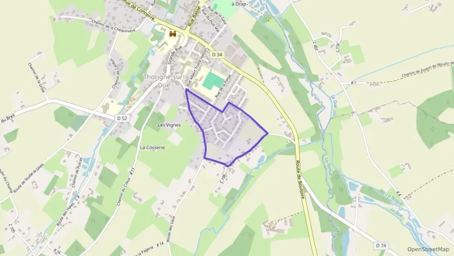 Maison 91 m² quatre pièces à vendre à Thorigné-sur-Dué