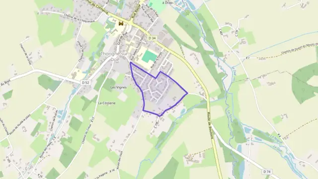 Maison 91 m² quatre pièces à vendre à Thorigné-sur-Dué