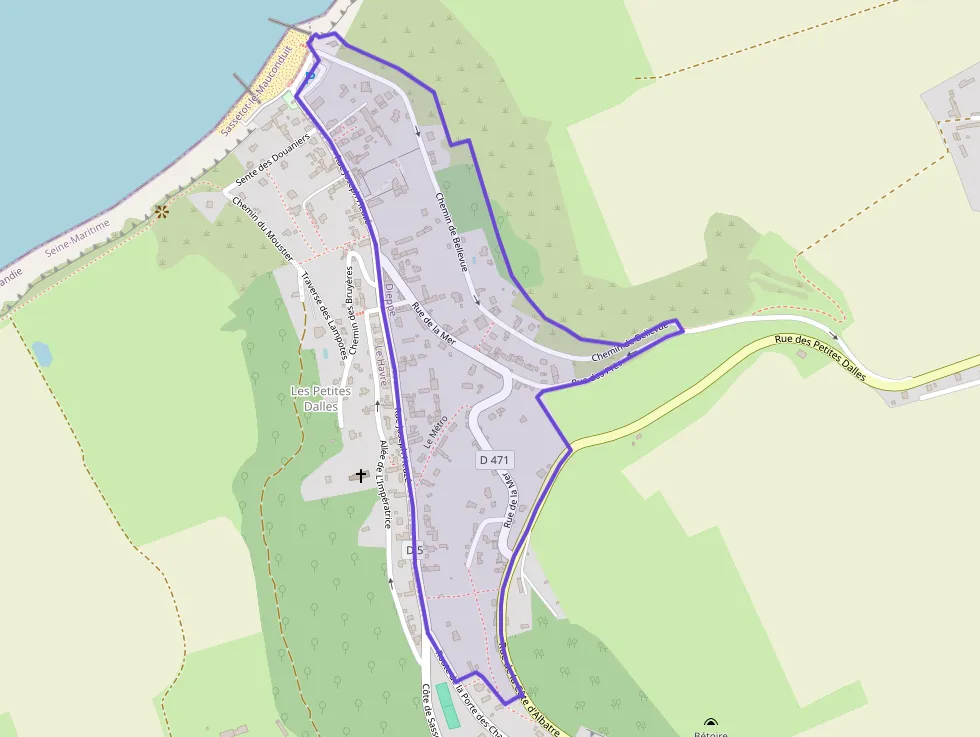 Maison 80 m² quatre pièces à vendre à Saint-Martin-aux-Buneaux