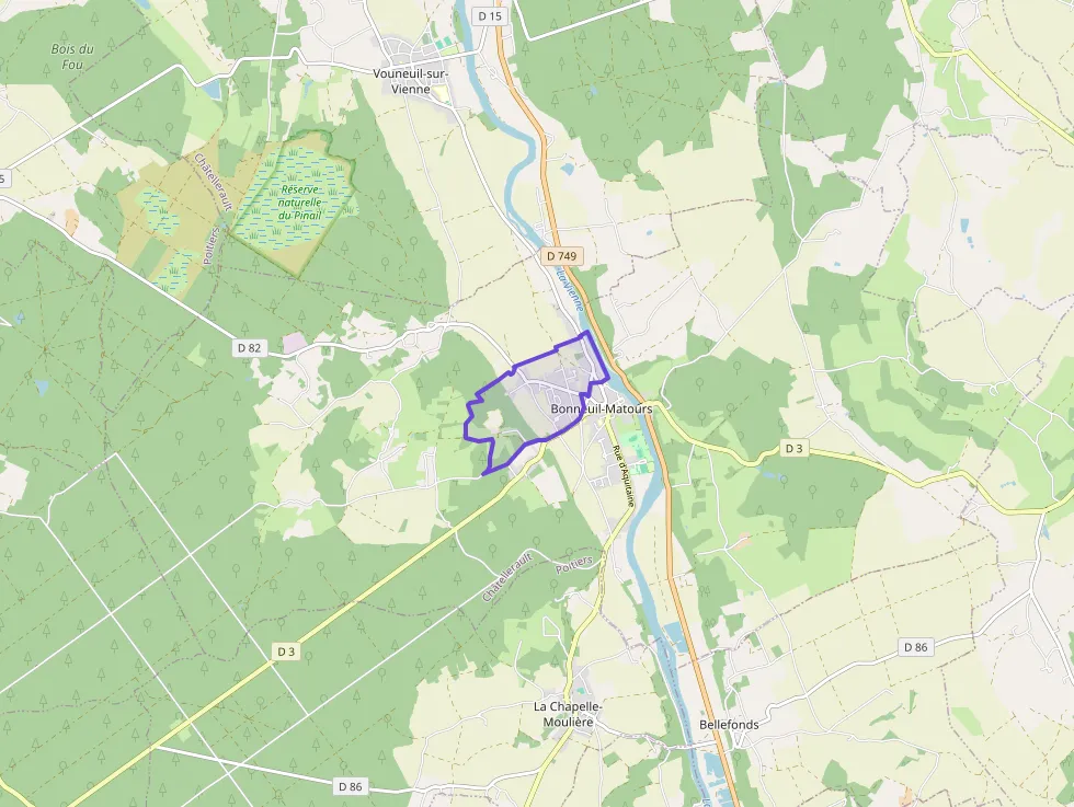 Maison 88 m² quatre pièces à vendre à Bonneuil-Matours