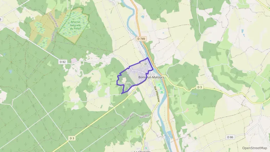 Maison 88 m² quatre pièces à vendre à Bonneuil-Matours