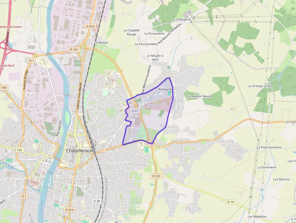 Maison 97 m² quatre pièces à vendre à Châtellerault