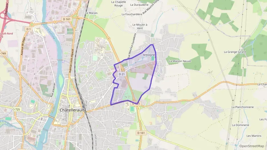 Maison 97 m² quatre pièces à vendre à Châtellerault