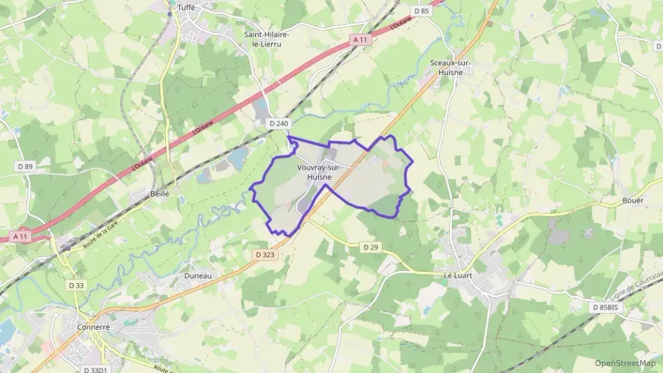 Maison 110 m² quatre pièces à vendre à Vouvray-sur-Huisne