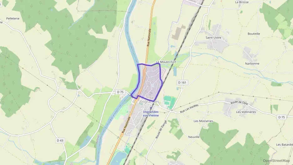 Maison 89 m² quatre pièces à vendre à Ingrandes