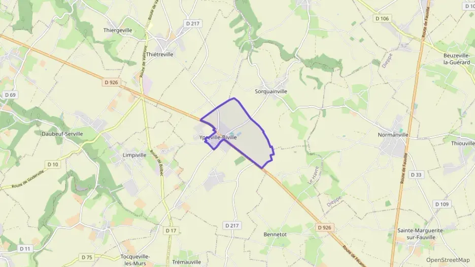 Maison 85 m² quatre pièces à vendre à Ypreville-Biville