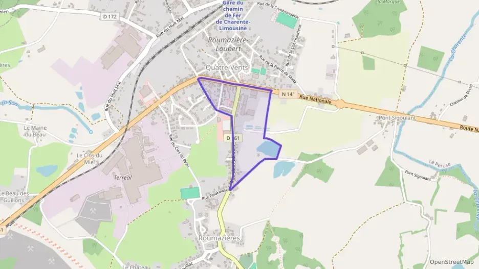Maison 73 m² trois pièces à vendre à Terres-de-Haute-Charente Maison 73 m² trois pièces à vendre à Terres-de-Haute-Charente