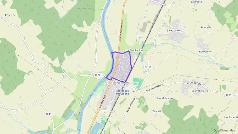 Maison 83 m² trois pièces à vendre à Ingrandes